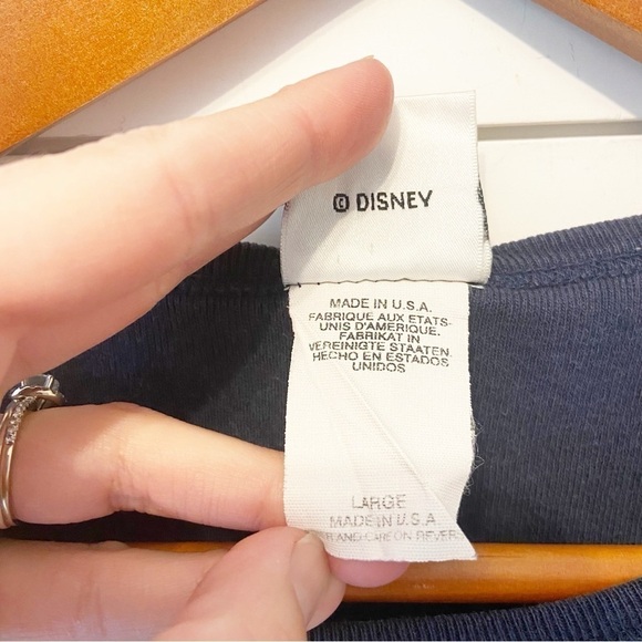 Disney | Vintage Made in American Mickey Logo T-shirt Size Large - Picture 5 of 8